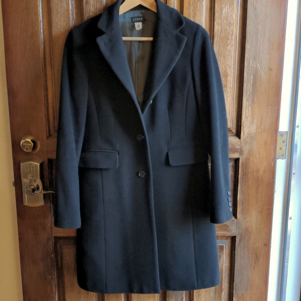 J Crew Wool/Cashmere Coat